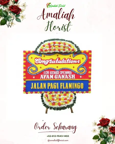 Sewa Papan Bunga Komo Luar